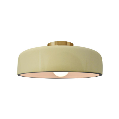 Medium Spire Semi-Flush (254|CER-6343-VAN-BRSS)