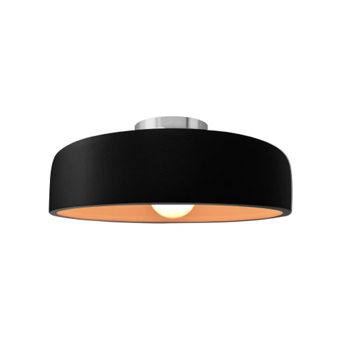 Medium Spire Semi-Flush (254|CER-6343-CBGD-NCKL)