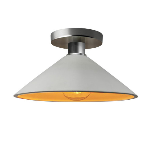 Flare Semi-Flush (254|CER-6330-MTGD-NCKL)