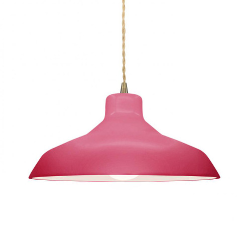 Medium Loft 1-Light Pendant (254|CER-6263-CRSE-ABRS-BEIG-TWST)