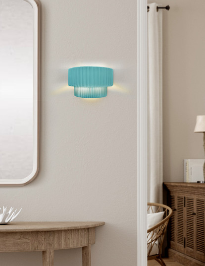 Tier ADA Pleated Wall Sconce (254|CER-5780-RFPL)
