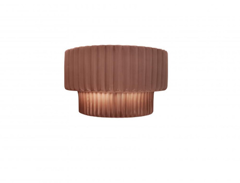Tier ADA Pleated Wall Sconce (254|CER-5780-CLAY)