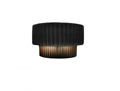 Tier ADA Pleated Wall Sconce (254|CER-5780-BLK)