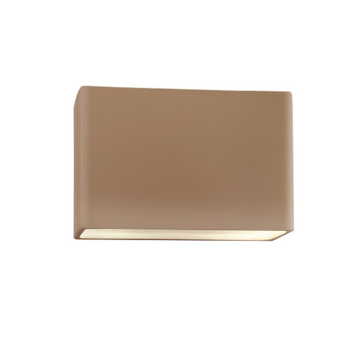Large ADA Rectangle (Outdoor) Wall Sconce - Closed Top (254|CER-5650W-ADOB)