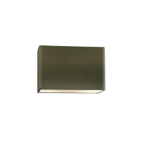 Small ADA Rectangle (Outdoor) Wall Sconce - Closed Top (254|CER-5640W-MGRN)