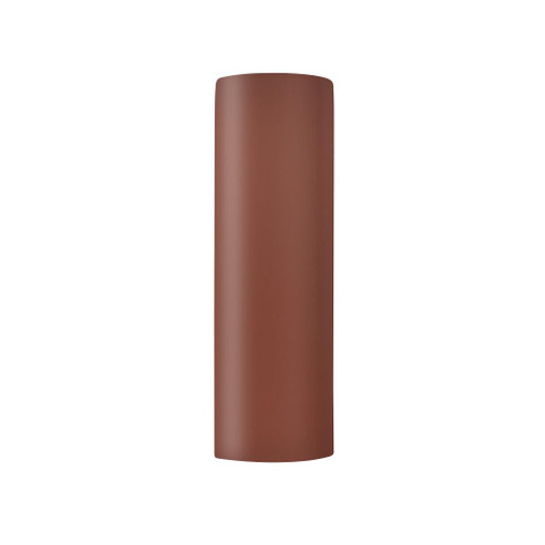 Really Big ADA Tube Wall Sconce - Open Top & Bottom (254|CER-5409-CLAY)