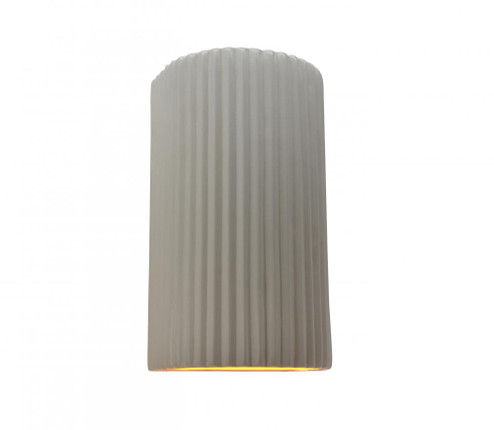 Large ADA LED Pleated Cylinder Wall Sconce (Outdoor) (254|CER-5745W-MTGD)