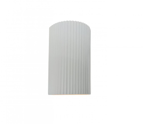 Small ADA LED Pleated Cylinder (Outdoor) (254|CER-5740W-WHT)