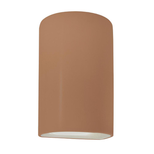 Small Cylinder - Closed Top (Outdoor) (254|CER-0940W-ADOB)