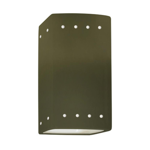 Small Rectangle w/ Perfs - Open Top & Bottom (254|CER-0925-MGRN)
