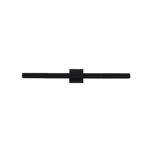 Galleria 23-in Black LED Wall Sconce (2700K) (461|WS10423-BK-2700K)