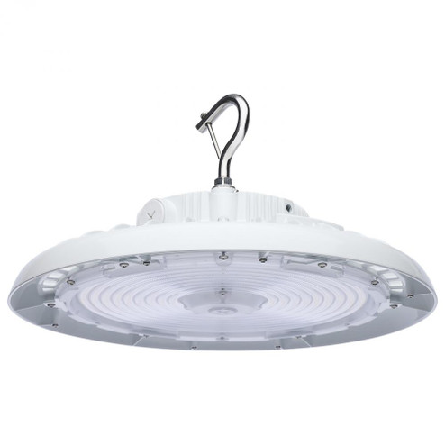 Wattage 150W/175W/200W and CCT Selectable 3K/4K/5K LED UFO High Bay; 120-347 Volt; White Finish (81|65/813)