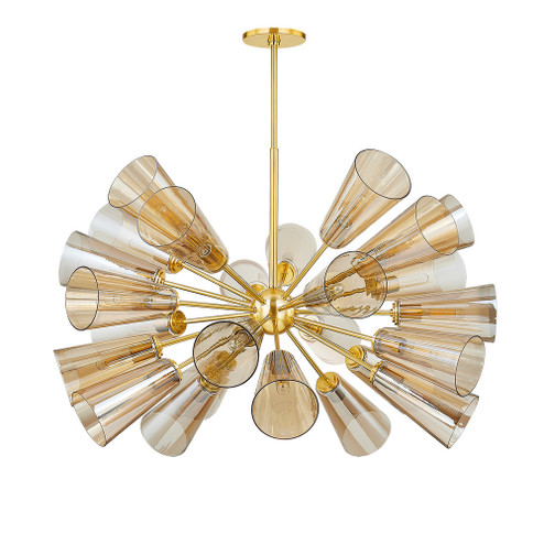 HARTWOOD CHANDELIER (57|2045-AGB)