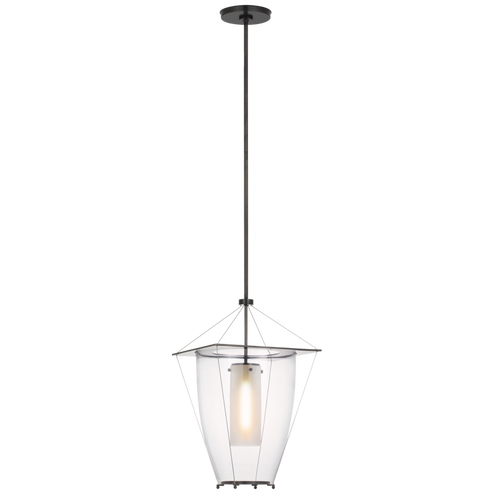 Ovalle 13'' Lantern (279|RB 5092BZ-CG)