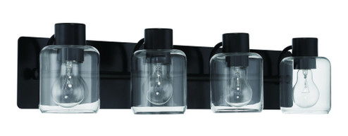 Rori 4 Light Vanity in Flat Black (20|17728FB4)