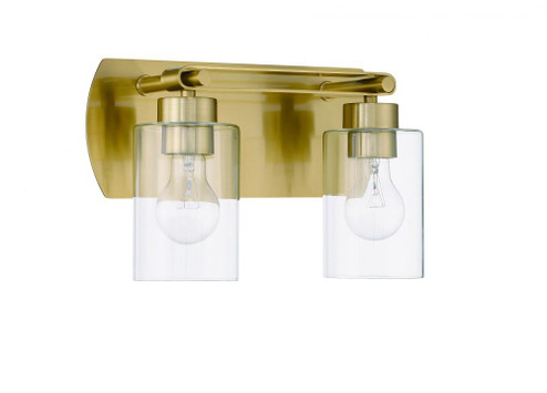 Hendrix 2 Light Vanity in Satin Brass (20|17614SB2)