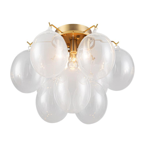 Globo Collection 4-Light Semi-Flush Mount Brass (12|AC11993WH)