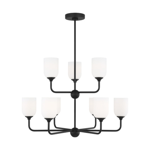 Emile Extra Large Chandelier (38|GLC1109EN3/MBK)