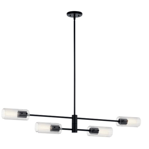 Linear Chandelier 4Lt (10687|52681BK)