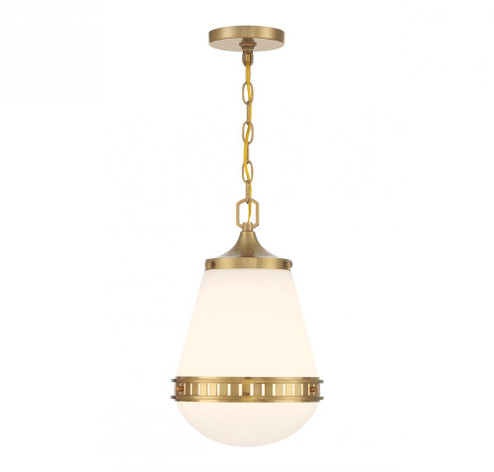 Endura 1-Light Pendant in Warm Brass (641|V6-L7-7950-1-322)
