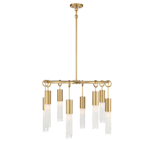 Chelsea 8-Light Chandelier in Warm Brass (128|1-1366-8-322)