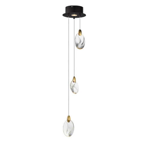 Pebble-Multi-Light Pendant (94|E11073-122BKPG)