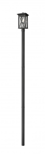 1 Light Outdoor Post Mount Fixture (276|583PHBR-5009P120-BK)