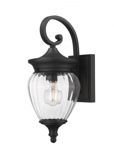 1 Light Outdoor Wall Light (276|5016S-BK)