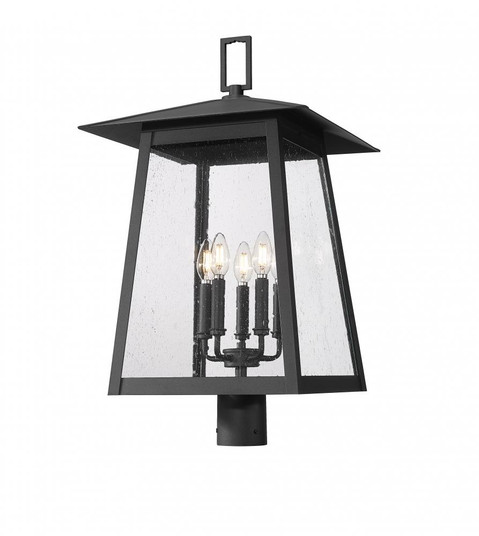 5 Light Outdoor Post Mount Fixture (276|5015PHXLR-BK)