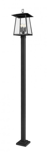 4 Light Outdoor Post Mounted Fixture (276|5015PHBS-536P-BK)