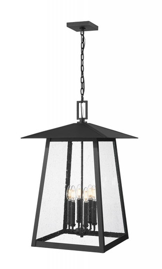 6 Light Outdoor Chain Mount Ceiling Fixture (276|5015CHXXL-BK)