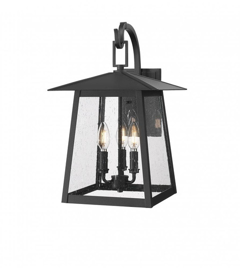 3 Light Outdoor Wall Light (276|5015M-BK)