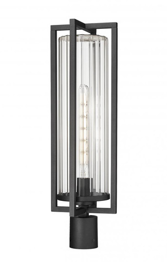 1 Light Outdoor Post Mount Fixture (276|5013PHBR-BK)
