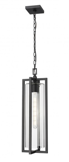 1 Light Outdoor Chain Mount Ceiling Fixture (276|5013CHB-BK)