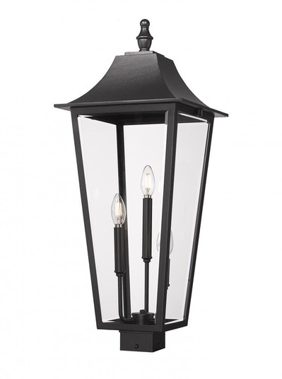 3 Light Outdoor Post Mount Fixture (276|5008PHXLS-BK)
