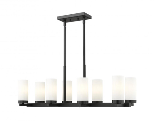 8 Light Linear Chandelier (276|3044-8L-MB)