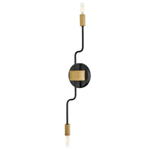 Medium Two Light Sconce (1118101|83632BK-LCB)