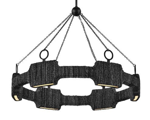 Medium LED Single Tier Chandelier (87|34106CBK)