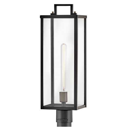 Large Post Mount Lantern (87|23011BK)