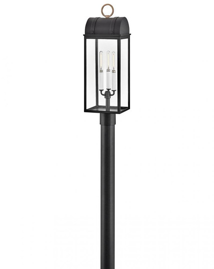 Large Post Lantern (87|10661BK-BU)