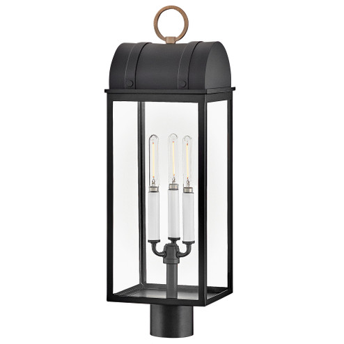 Large Post Lantern (87|10661BK-BU)