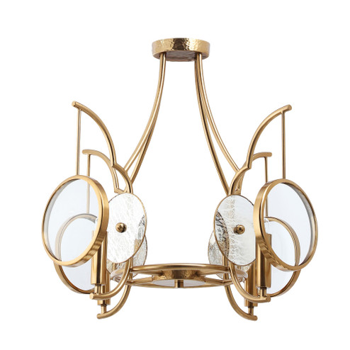 Into Focus 4 Light Semi Flush Pendant (10|3814-863)
