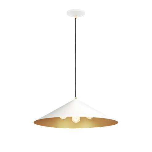 Conos 24'' 3-Light Cone Pendant (254|NSH-8946-MTGD)