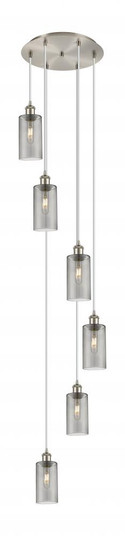 Crown Point - 6 Light - 16 inch - Brushed Satin Nickel - Multi Pendant (3442|116B-6P-SN-G434-7SM)