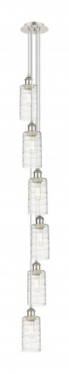 Crown Point - 6 Light - 7 inch - Polished Nickel - Multi Pendant (3442|106B-6P-PN-G434-7DE)