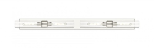 Boreas - 4 Light - 51 inch - Polished Nickel - Bath Vanity Light (3442|617L-4W-PN-G617-11CL)