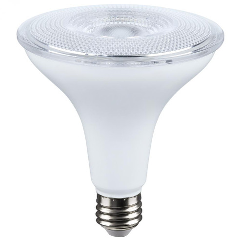 14 Watt Dusk to Dawn LED; PAR38; 3000K; Medium Base; White Finish; 120 Volt (27|S11475)