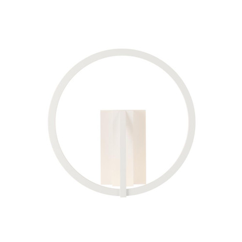 Roda 13-in White LED Wall Sconce (461|WS27713-WH-3WCCT-UNV)