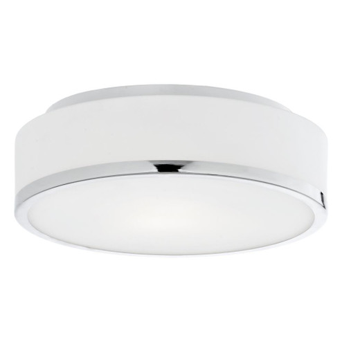 Charlie 12-in Chrome LED Flush Mount (461|FM6012-CH-5CCT)