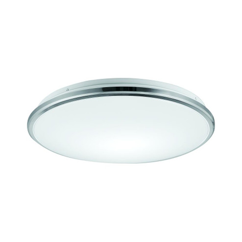 Brook 13-in Chrome Dimmable LED Flush Mount (461|FM43313-CH-5CCT)